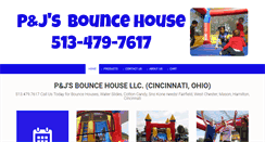 Desktop Screenshot of pjbouncehouse.com